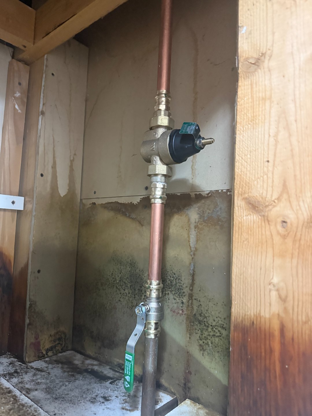 Main Shutoff and Pressure Regulator